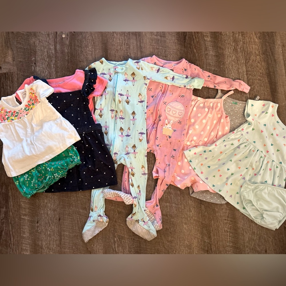 Toddler Girl Clothes Lot - 7 items